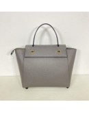 CELINE Nano Belt Bag with Shoulder Strap in Grey Grained Calfskin - GHW (Year 2020)