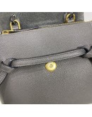 CELINE Nano Belt Bag with Shoulder Strap in Grey Grained Calfskin - GHW (Year 2020)