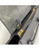 CELINE Nano Belt Bag with Shoulder Strap in Grey Grained Calfskin - GHW (Year 2020)