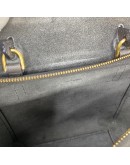 CELINE Nano Belt Bag with Shoulder Strap in Grey Grained Calfskin - GHW (Year 2020)