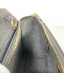 CELINE Nano Belt Bag with Shoulder Strap in Grey Grained Calfskin - GHW (Year 2020)