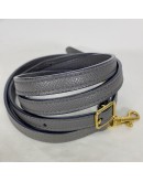 CELINE Nano Belt Bag with Shoulder Strap in Grey Grained Calfskin - GHW (Year 2020)