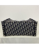 CHRISTIAN DIOR Medium Book Tote in Blue Oblique Jacquard (Year 2021)