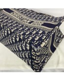 CHRISTIAN DIOR Medium Book Tote in Blue Oblique Jacquard (Year 2021)