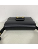 GUCCI Horsebit 1955 Medium Shoulder Bag in Black Calfskin – GHW