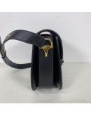 GUCCI Horsebit 1955 Medium Shoulder Bag in Black Calfskin – GHW