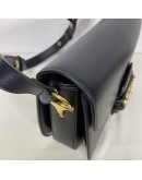 GUCCI Horsebit 1955 Medium Shoulder Bag in Black Calfskin – GHW