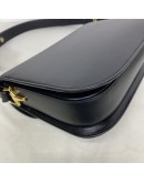 GUCCI Horsebit 1955 Medium Shoulder Bag in Black Calfskin – GHW