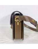 GUCCI Horsebit 1955 Medium Shoulder Bag in Brown GG Supreme – GHW