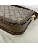 GUCCI Horsebit 1955 Medium Shoulder Bag in Brown GG Supreme – GHW