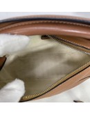 LOEWE Mini Puzzle Bag with Shoulder Strap in Tan Soft Grained Calfskin – SHW