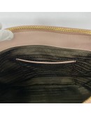 PRADA Small Galleria Tote Bag with Shoulder Strap in Nude Saffiano Leather – GHW