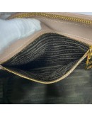 PRADA Small Galleria Tote Bag with Shoulder Strap in Nude Saffiano Leather – GHW