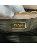 PRADA Small Galleria Tote Bag with Shoulder Strap in Nude Saffiano Leather – GHW