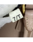 PRADA Small Galleria Tote Bag with Shoulder Strap in Nude Saffiano Leather – GHW