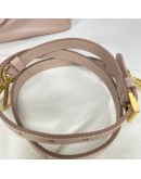 PRADA Small Galleria Tote Bag with Shoulder Strap in Nude Saffiano Leather – GHW