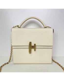 HERMES Cinhetic Box Bag in Nata Epsom Leather – GHW (Stamp Y – Year 2020)