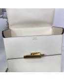 HERMES Cinhetic Box Bag in Nata Epsom Leather – GHW (Stamp Y – Year 2020)