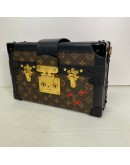 LOUIS VUITTON Monogram Petite Malle with Shoulder Strap – GHW (Microchip)