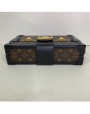 LOUIS VUITTON Monogram Petite Malle with Shoulder Strap – GHW (Microchip)