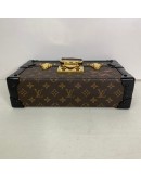 LOUIS VUITTON Monogram Petite Malle with Shoulder Strap – GHW (Microchip)