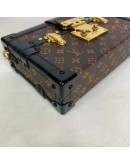 LOUIS VUITTON Monogram Petite Malle with Shoulder Strap – GHW (Microchip)