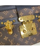 LOUIS VUITTON Monogram Petite Malle with Shoulder Strap – GHW (Microchip)
