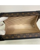 LOUIS VUITTON Monogram Petite Malle with Shoulder Strap – GHW (Microchip)