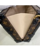 LOUIS VUITTON Monogram Petite Malle with Shoulder Strap – GHW (Microchip)
