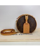 LOUIS VUITTON Monogram Mini Boite Chapeau with Shoulder Strap – GHW (Microchip)