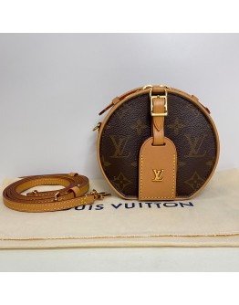 LOUIS VUITTON Monogram Mini Boite Chapeau with Shoulder Strap – GHW (Microchip)