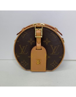 LOUIS VUITTON Monogram Mini Boite Chapeau with Shoulder Strap – GHW (Microchip)