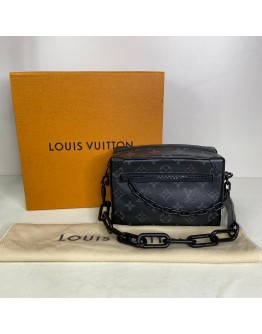LOUIS VUITTON Monogram Eclipse Mini Soft Trunk Crossbody Bag – Matte Black Hardware (Year 2019)