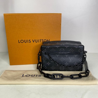 LOUIS VUITTON Monogram Eclipse Mini Soft Trunk Crossbody Bag – Matte Black Hardware (Year 2019)