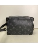 LOUIS VUITTON Monogram Eclipse Mini Soft Trunk Crossbody Bag – Matte Black Hardware (Year 2019)