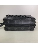 LOUIS VUITTON Monogram Eclipse Mini Soft Trunk Crossbody Bag – Matte Black Hardware (Year 2019)