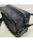 LOUIS VUITTON Monogram Eclipse Mini Soft Trunk Crossbody Bag – Matte Black Hardware (Year 2019)