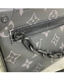 LOUIS VUITTON Monogram Eclipse Mini Soft Trunk Crossbody Bag – Matte Black Hardware (Year 2019)