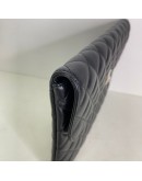 CHANEL CC Quilted Portfolio Clutch in Black Lambskin (31 Series – Year 2021)
