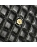 CHANEL CC Quilted Portfolio Clutch in Black Lambskin (31 Series – Year 2021)
