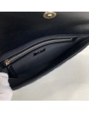 CHANEL CC Quilted Portfolio Clutch in Black Lambskin (31 Series – Year 2021)