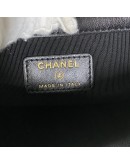 CHANEL CC Quilted Portfolio Clutch in Black Lambskin (31 Series – Year 2021)