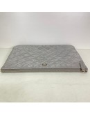 CHANEL O Case Clutch in Metallic Silver – SHW (21 Series – Year 2016)