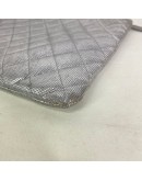 CHANEL O Case Clutch in Metallic Silver – SHW (21 Series – Year 2016)