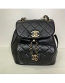 CHANEL Mini Duma Backpack in Black Lambskin – GHW (Microchip – Year 2024)