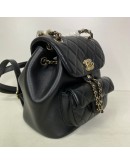 CHANEL Mini Duma Backpack in Black Lambskin – GHW (Microchip – Year 2024)