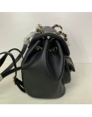 CHANEL Mini Duma Backpack in Black Lambskin – GHW (Microchip – Year 2024)