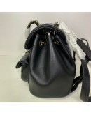 CHANEL Mini Duma Backpack in Black Lambskin – GHW (Microchip – Year 2024)