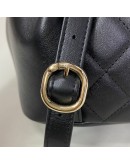 CHANEL Mini Duma Backpack in Black Lambskin – GHW (Microchip – Year 2024)