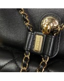 CHANEL Mini Duma Backpack in Black Lambskin – GHW (Microchip – Year 2024)